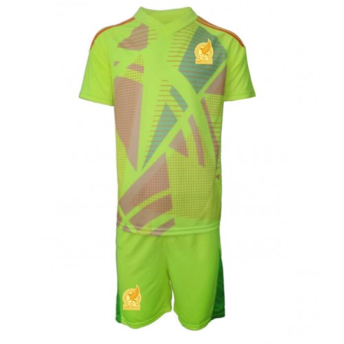 Lacne Dětský Futbalové dres Mexiko Brankarsky  Copa America 2024 Krátky Rukáv - Preč (+ trenírky)
